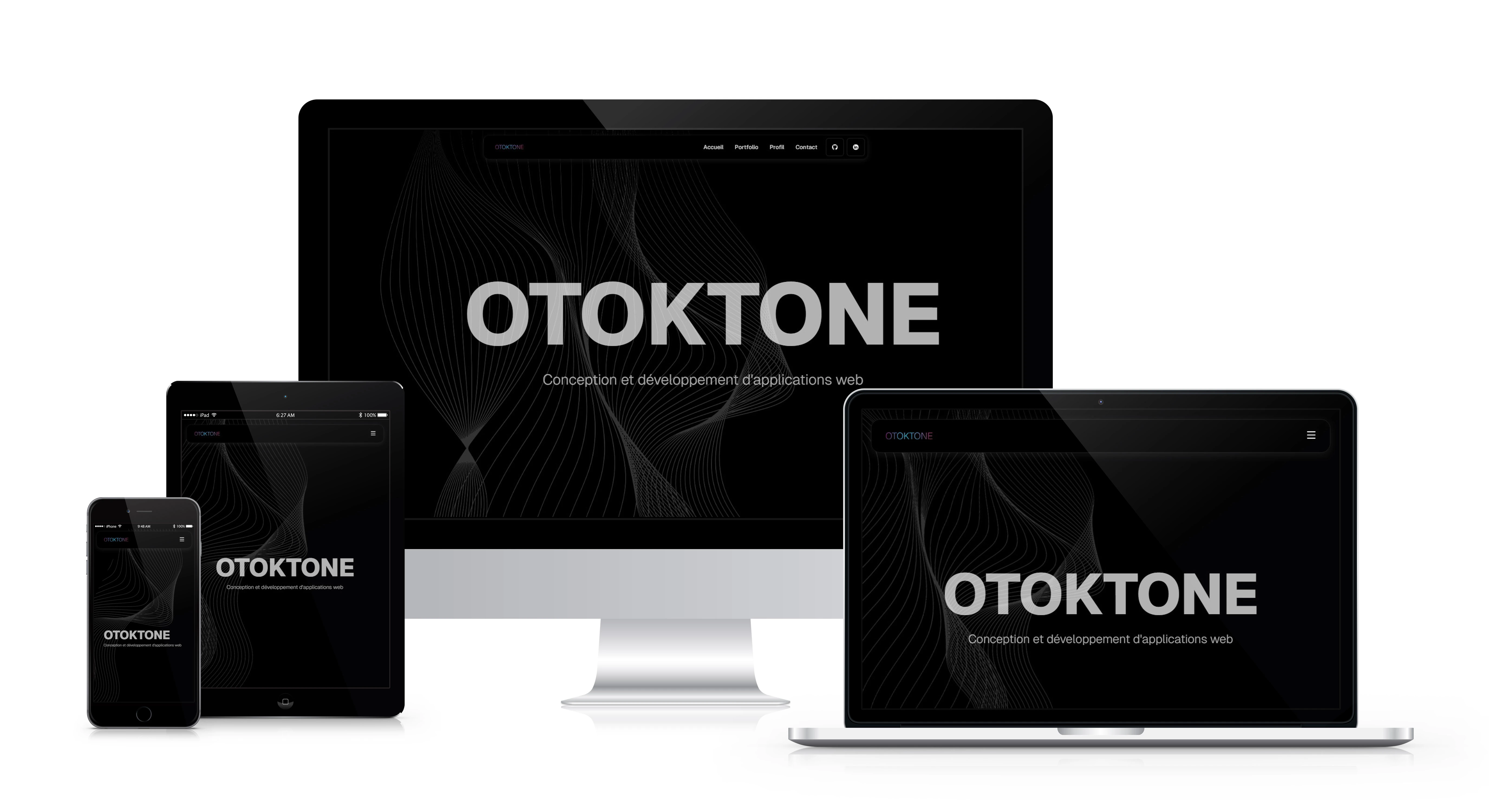 Otoktone - Alexandre Desmot - Site web portfolio